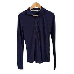 Women’s Under Armour Navy Long Sleeve Half-Zip Top